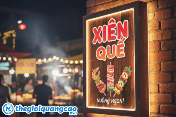 Mẫu bảng hiệu xi&ecirc;n que m&agrave;n h&igrave;nh led