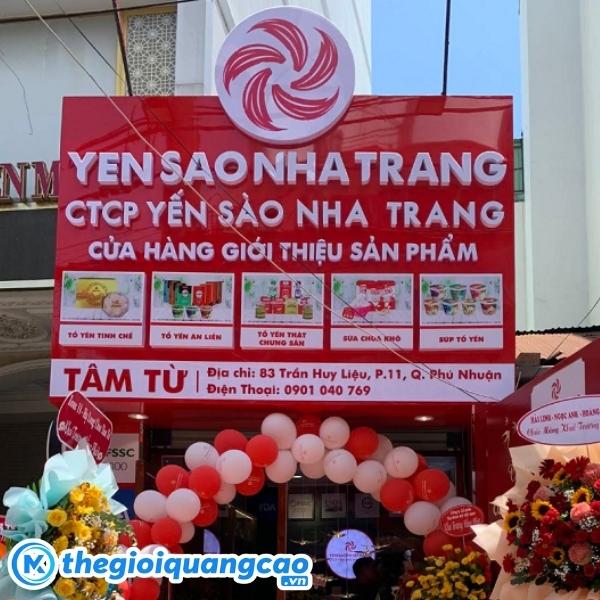 L&agrave;m bảng hiệu yến s&agrave;o gi&aacute; rẻ TPHCM