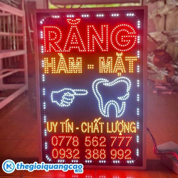 Làm biển led vẫy nha khoa uy tín, chất lượng