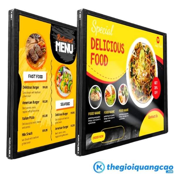 Mẫu hộp đ&egrave;n led si&ecirc;u mỏng nắp bật