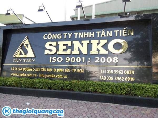 Làm bảng tên công ty quận Tân Bình