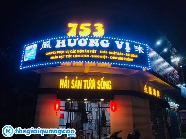 Thi công bảng hiệu quảng cáo đèn led uy tín, chuyên nghiệp