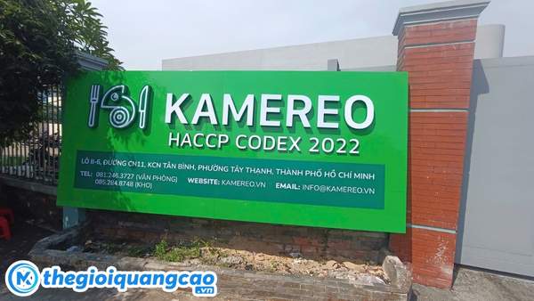 Làm bảng hiệu công ty đẹp, thi công nhanh chóng