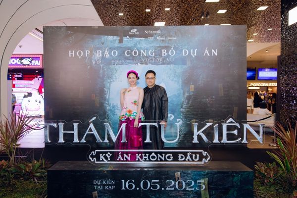 Mẫu background họp b&aacute;o c&ocirc;ng bố dự &aacute;n