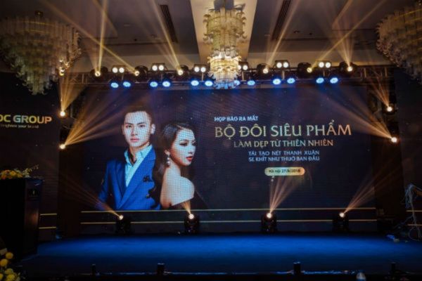 Backdrop họp b&aacute;o m&agrave;n h&igrave;nh led