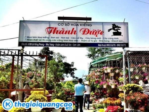 Mẫu bảng hiệu vườn c&acirc;y Th&agrave;nh Được