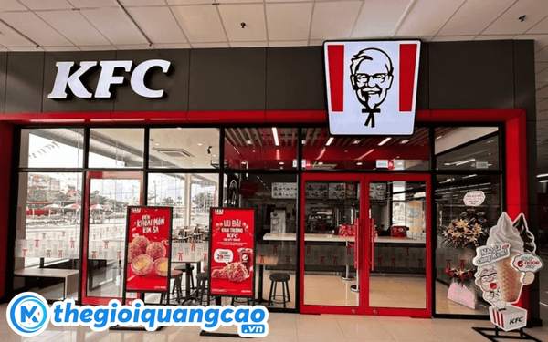 Mẫu bảng hiệu g&agrave; r&aacute;n KFC