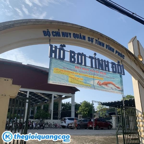 Mẫu bảng hiệu hồ bơi tỉnh đội