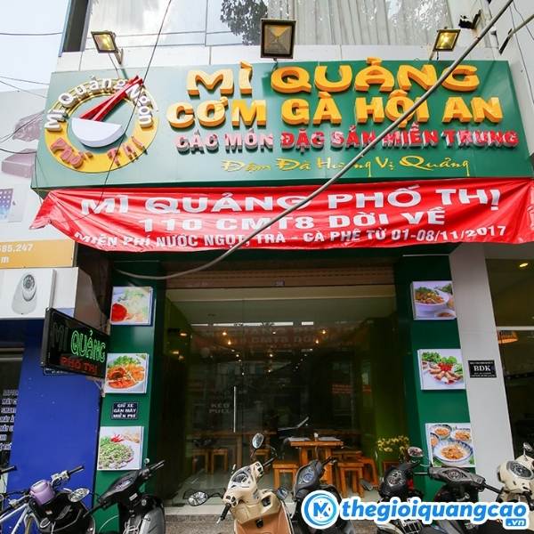 Mẫu bảng hiệu m&igrave; quảng hội an