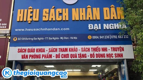 Phong thủy khi l&agrave;m bảng hiệu nh&agrave; s&aacute;ch