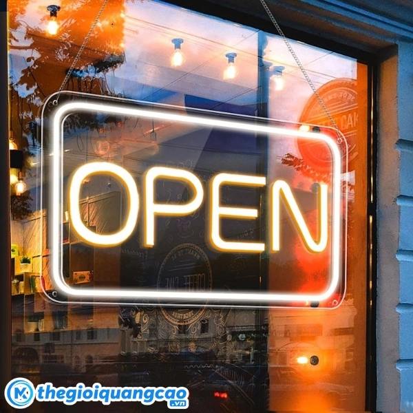 Bảng led open close