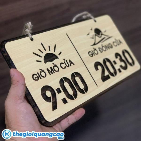 Gi&aacute; bảng hiệu Open CLose