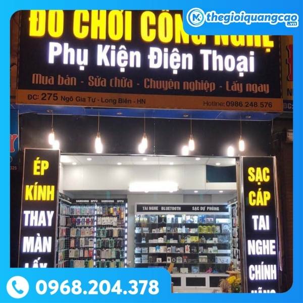 Bảng Hiệu Phụ Kiện Điện Thoại