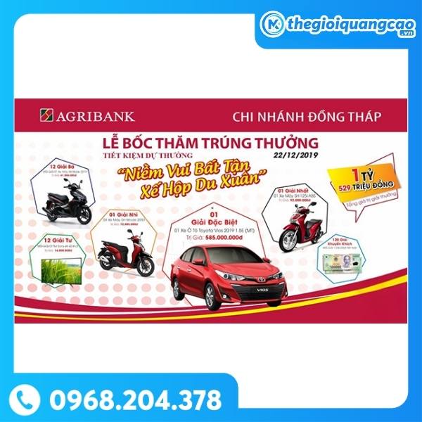 Backdrop Bốc Thăm Trúng Thưởng