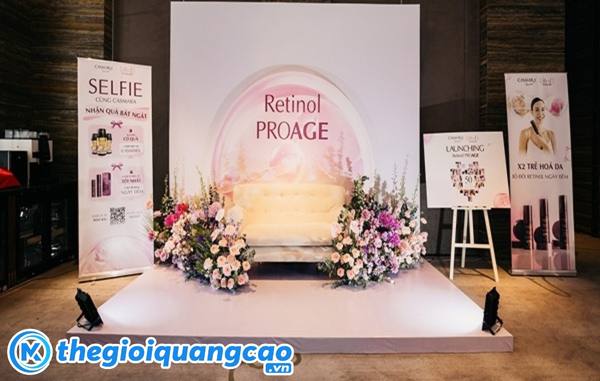 Dịch vụ thiết kế v&agrave; thi c&ocirc;ng backdrop theo y&ecirc;u cầu