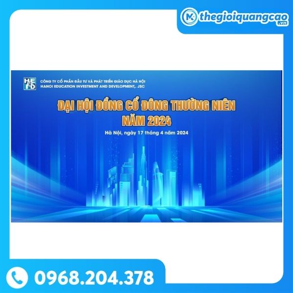Backdrop Đại Hội Cổ Đông