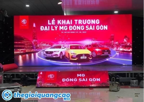 Backdrop khai trương m&agrave;n h&igrave;nh led