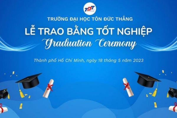 Mẫu backdrop lễ trao bằng tốt nghiệp