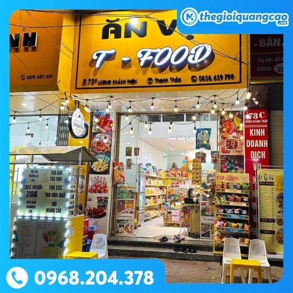 Bảng Hiệu Ăn Vặt