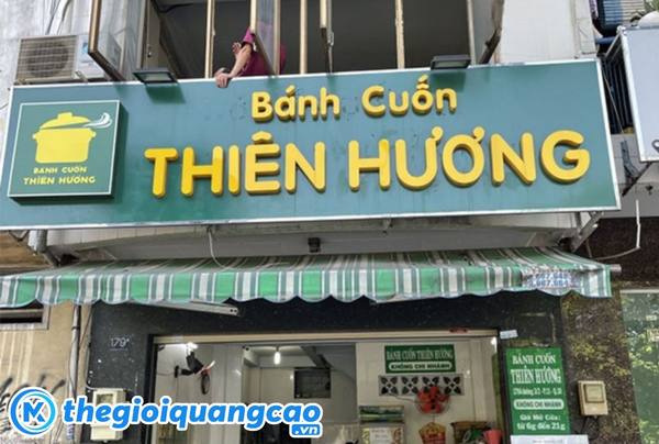 Thi c&ocirc;ng bảng hiệu quảng c&aacute;o b&aacute;nh cuốn n&oacute;ng gi&aacute; rẻ trọn g&oacute;i tại TPHCM