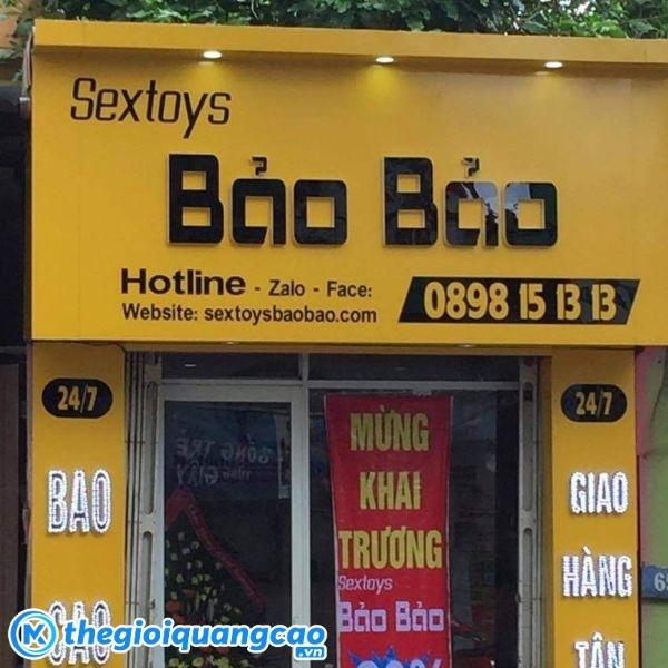 Kinh nghiệm cần biết khi bảng hiệu shop bao cao su