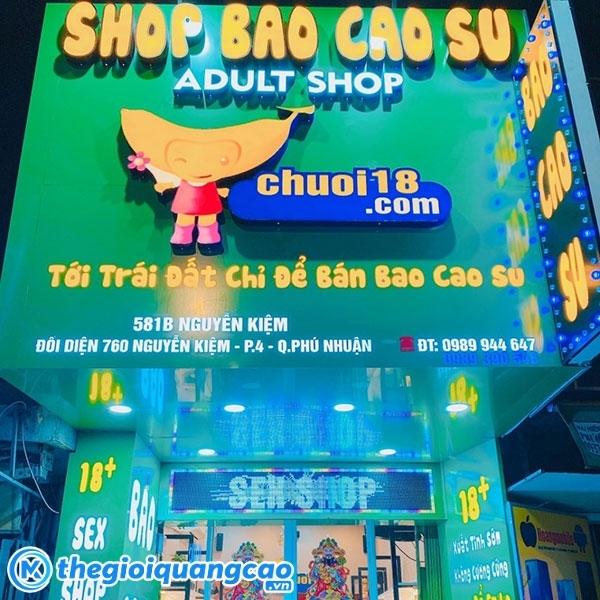 Thiết kế bảng hiệu bao cao su k&iacute;n đ&aacute;o, chuy&ecirc;n nghiệp