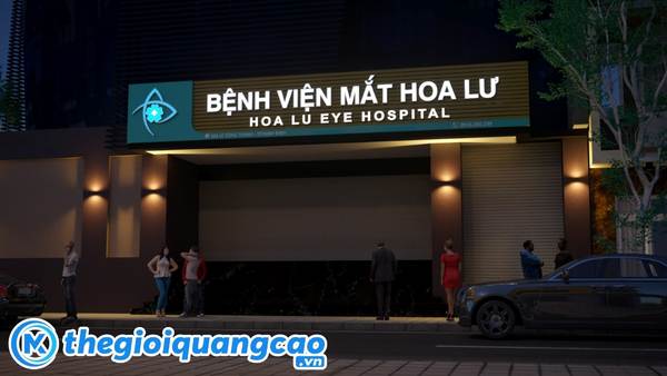 Bảng hiệu bệnh viện chữ nổi đèn led