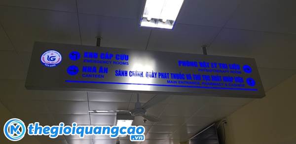 Bảng hiệu chỉ dẫn chất liệu inox ăn mòn