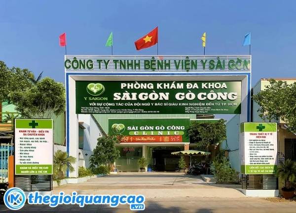Mẫu bảng hiệu bệnh viện y sài gòn