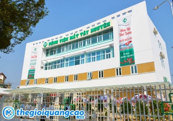 Mẫu bảng hiệu quảng cáo bệnh viện mắt tây nguyên