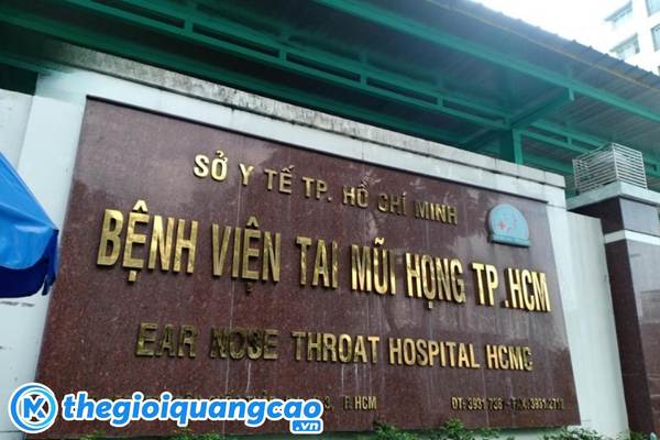 Mẫu bảng hiệu bệnh viện tai mũi họng TPHCM