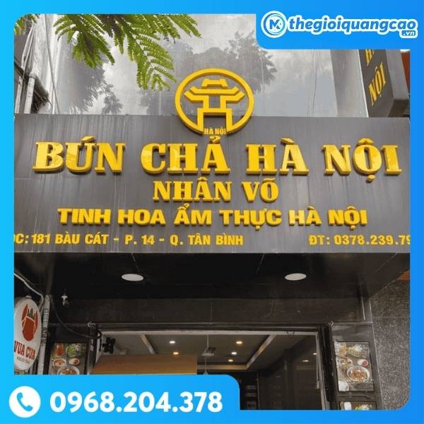 Bảng Hiệu Bún Chả Hà Nội