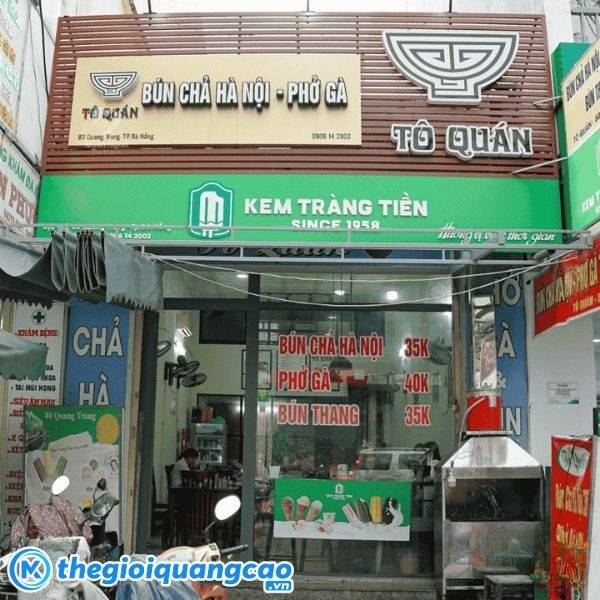 Mẫu&nbsp;mẫu biển quảng c&aacute;o b&uacute;n chả đẹp