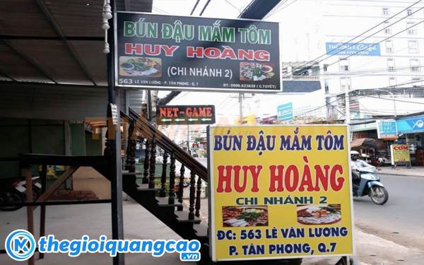 Mẫu biển vẫy v&agrave; biển đứng b&uacute;n đậu mắm t&ocirc;m