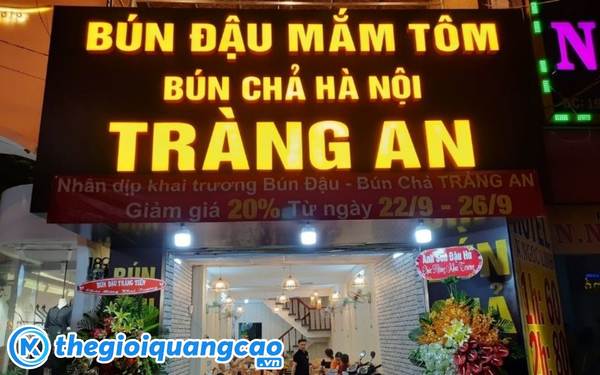Dịch vụ thi c&ocirc;ng bảng hiệu quảng c&aacute;o gi&aacute; rẻ, trọn tại TPHCM