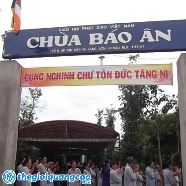 Mẫu bảng hiệu Ch&ugrave;a B&aacute;o &Acirc;n