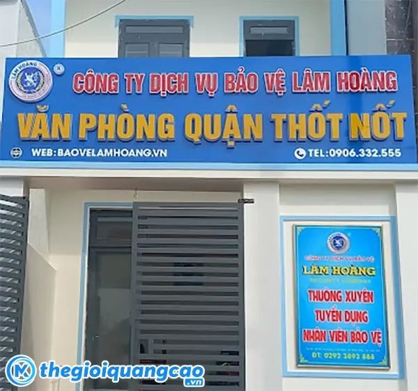 Dịch vụ l&agrave;m bảng hiệu c&ocirc;ng ty bảo vệ uy t&iacute;n chất lượng tại TPHCM