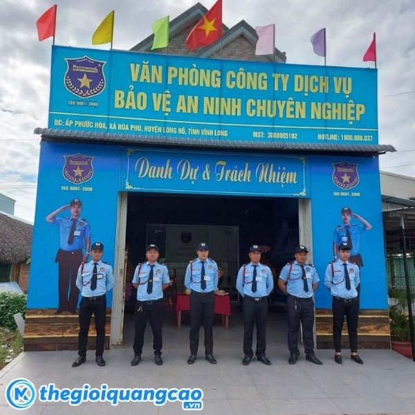 Quy định khi l&agrave;m bảng hiệu c&ocirc;ng ty bảo vệ