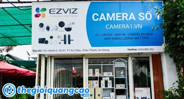 Mẫu biển quảng c&aacute;o cửa h&agrave;ng camera gi&aacute; rẻ chất liệu bạt hiflex