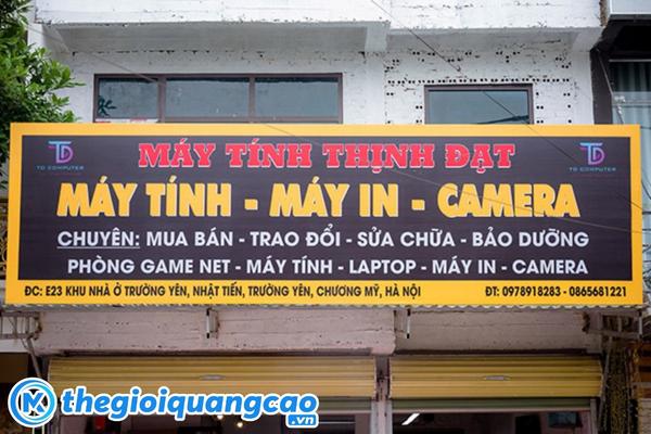 Mẫu bảng hiệu m&aacute;y t&iacute;nh, camera Thịnh Đạt