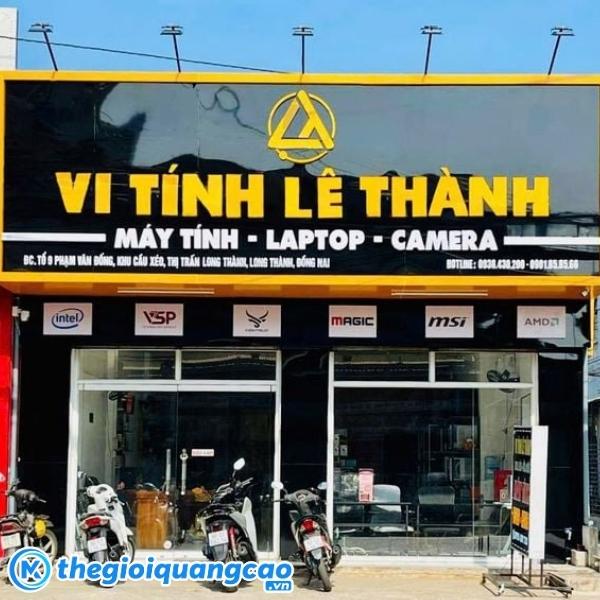 Kinh nghiệm khi l&agrave;m bảng hiệu m&aacute;y t&iacute;nh L&ecirc; Th&agrave;nh
