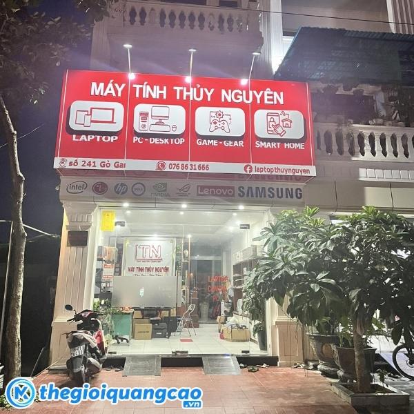 Mẫu bảng hiệu cửa h&agrave;ng m&aacute;y t&iacute;nh, laptop, gaming