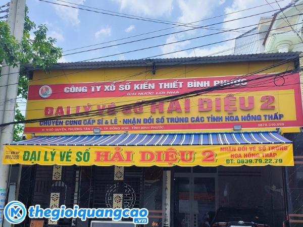 Thiết kế bảng hiệu đại l&yacute; v&eacute; số chuẩn phong thủy theo y&ecirc;u cầu