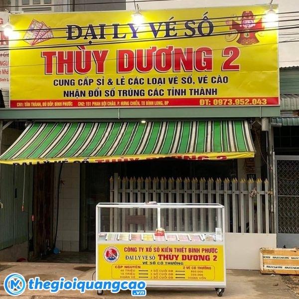 Mẫu bảng hiệu đại l&yacute; v&eacute; số Th&ugrave;y Dương 2