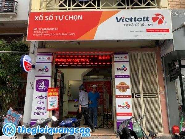 Mẫu bảng hiệu v&eacute; số tự chọn