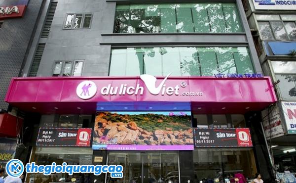 Mẫu bảng hiệu quảng c&aacute;o Du Lịch Việt