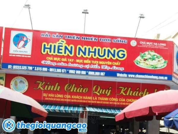  Mẫu biển quảng c&aacute;o hải sản tươi sống đẹp 