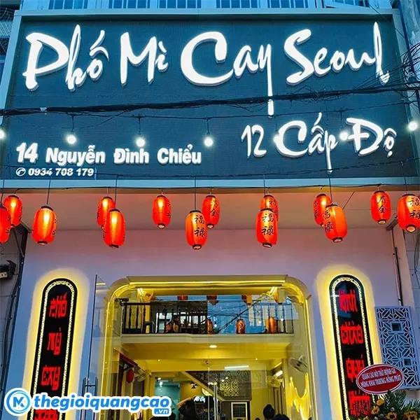 Mẫu bảng hiệu quán mì cay 12 cấp độ