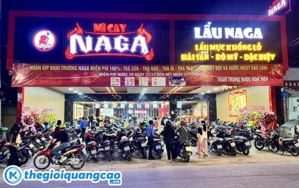 Dịch vụ thi công bảng hiệu quảng cáo tiệm mì cay giá rẻ tại TPHCM