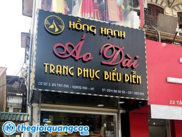 Thiết kế bảng hiệu nh&agrave; may theo y&ecirc;u cầu